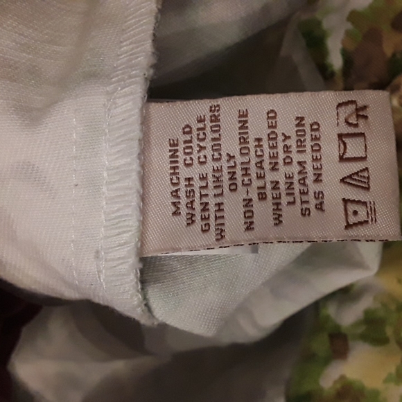 Green/Yellow w/ Gold  Glitter Floral Jean Jacket XL - Picture 9 of 9